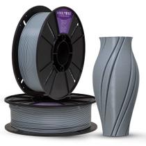 Filamento ABS Cinza Claro Premium 1Kg, 1,75mm, Para Impressora 3D - Voolt3D Oficial