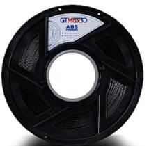 Filamento ABS Premium 1.75mm rolo de 1kg, GTMax3D, cor: preto
