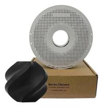 Filamento Bambu Lab PETG HF Preto 1kg Carretel Reutilizável Filamento Bambu Lab PETG HF Preto 1kg Carretel Reutilizável