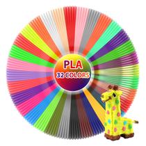 Filamento de caneta 3D 3Dgenius 1,75 mm PLA 32 cores 200 m no total Filamento de caneta 3D 3Dgenius 1,75 mm PLA 32 cores 200 m no total
