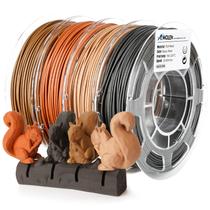 Filamento de impressão 3D AMOLEN Wood Bundle PLA 1,75 mm 200g Filamento de impressão 3D AMOLEN Wood Bundle PLA 1,75 mm 200g