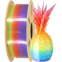 Filamento de impressão 3D BBLIFE Clear Rainbow PLA 1,75 mm 1 kg