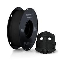 Filamento de impressão 3D TINMORRY PLA-CF 1,75 mm 1 kg Bobina preta