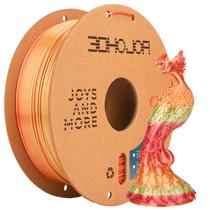 Filamento de impressora 3D 3D Hojor Silk PLA 1,75 mm 1 kg Rainbow