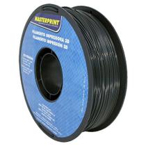 Filamento de Impressora 3D ABS Preto 1.75mm 1KG Resistente ao Calor Rigidez Masterprint Filamento 3D Filamento de Impressora 3D ABS Preto 1.75mm 1KG Resistente ao Calor Rigidez Masterprint Filamento 3D