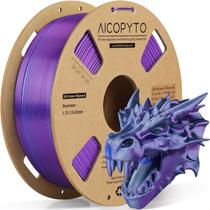 Filamento de impressora 3D AICOPYTO Dual Color Silk PLA 1,75 mm 1 kg