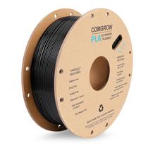 Filamento de impressora 3D Comgrow PLA 1,75 mm 1 kg bobina preta