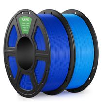 Filamento de impressora 3D Deeplee PLA PRO 1,75 mm azul e azul celeste