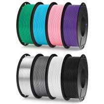 Filamento de impressora 3D ELEGOO 1,75 mm PLA 250g Pacote de 8 cores