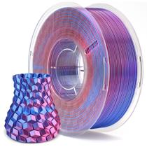 Filamento de impressora 3D ELEGOO Silk PLA 1,75 mm azul roxo 1 kg