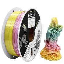 Filamento de impressora 3D Filaxix Silk Rainbow PLA 1,75 mm 1 kg