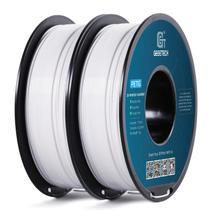 Filamento de impressora 3D Geeetech PETG 1,75 mm 2 kg (branco) x2 Filamento de impressora 3D Geeetech PETG 1,75 mm 2 kg (branco) x2