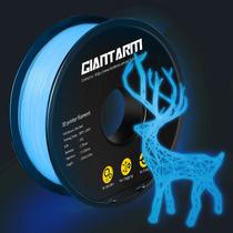 Filamento de impressora 3D GIANTARM Glow in The Dark Blue PLA 1,75 mm