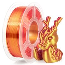 Filamento de impressora 3D IsanMate PLA 1,75 mm de seda de duas cores 1 kg