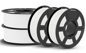 Filamento de impressora 3D JAYO PLA 1,75 mm 4,4 kg Pacote branco