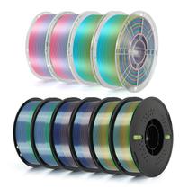 Filamento de impressora 3D Kingroon Rainbow PLA 1,75 mm 10 kg