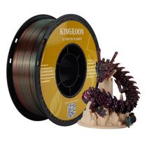 Filamento de impressora 3D Kingroon Silk PLA Triple Color 1,75 mm