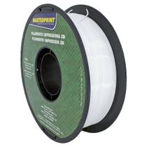 Filamento de Impressora 3D PLA Branco 1.75mm 1KG Flexível Cor Brilhante Textura Macia Masterprint