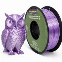Filamento de Impressora 3D PLA Silk Lavanda 1.75mm 1KG Cor Brilhante Textura Macia Masterprint Filamento 3D Filamento de Impressora 3D PLA Silk Lavanda 1.75mm 1KG Cor Brilhante Textura Macia Masterprint Filamento 3D