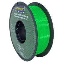 Filamento de Impressora 3D PLA Verde 1.75mm 1KG Fio Flexível Cor Brilhante Textura Macia Masterprint