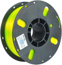 Filamento de impressora 3D RANKI PETG 1,75 mm, bobina de 1 kg (amarelo transparente)