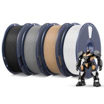 Filamento de impressora 3D SUNLU PETG 1,75 mm Pacote de 4 kg (4x1 kg) Filamento de impressora 3D SUNLU PETG 1,75 mm Pacote de 4 kg (4x1 kg)