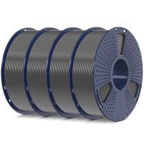 Filamento de impressora 3D SUNLU PLA 1,75 mm 0,02 mm 4 kg, pacote com 4