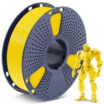 Filamento de impressora 3D SUNLU PLA 1,75 mm 1 kg bobina amarela