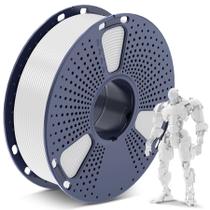 Filamento de impressora 3D SUNLU PLA 1,75 mm 1 kg bobina branca