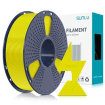 Filamento de impressora 3D SUNLU PLA de alta velocidade 1,75 mm 1 kg amarelo