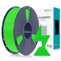 Filamento de impressora 3D SUNLU PLA de alta velocidade 1,75 mm 1 kg verde