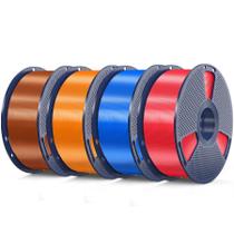 Filamento de impressora 3D SUNLU Shiny Silk PLA 1,75 mm 4 KG