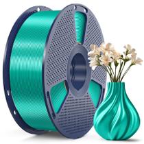 Filamento de impressora 3D SUNLU Silk PLA 1,75 mm 1 KG verde