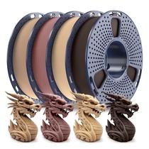 Filamento de impressora 3D SUNLU Wood PLA 1,75 mm 250 g Pacote x4 Filamento de impressora 3D SUNLU Wood PLA 1,75 mm 250 g Pacote x4