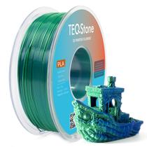 Filamento de impressora 3D TeqStone Dual Color Silk PLA 1,75 mm 1 kg Filamento de impressora 3D TeqStone Dual Color Silk PLA 1,75 mm 1 kg