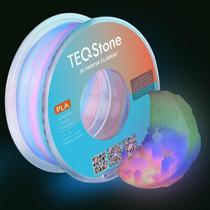 Filamento de impressora 3D TeqStone Glow in The Dark PLA 1,75 mm 1 KG