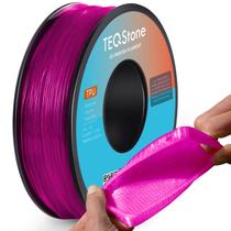 Filamento de impressora 3D TeqStone TPU 1,75 mm 1 kg rosa 95A Filamento de impressora 3D TeqStone TPU 1,75 mm 1 kg rosa 95A