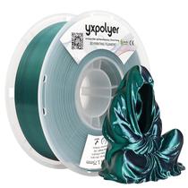 Filamento de impressora 3D YXPOLYER PLA Premium 2 cores de seda 1,75 mm