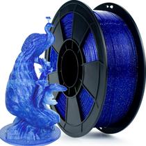 Filamento de impressora 3D ZIRO Glitter PLA 1,75 mm azul cintilante