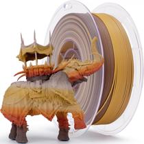 Filamento de impressora 3D ZIRO PLA 1,75 mm Matte Rainbow 1 kg