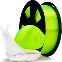 Filamento de impressora 3D ZIRO PLA 1,75 mm translúcido amarelo fluorescente