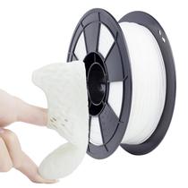 Filamento de impressora 3D ZIRO TPU 1,75 mm 0,8 kg/0,36 kg branco