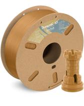 Filamento DURAMIC 3D PLA+ 1,75 mm 1 kg castanho claro