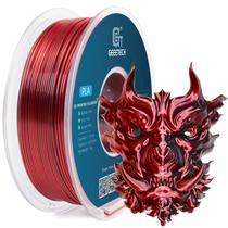 Filamento Geeetech Silk PLA 1,75 mm, cor dupla, 1 kg Filamento Geeetech Silk PLA 1,75 mm, cor dupla, 1 kg