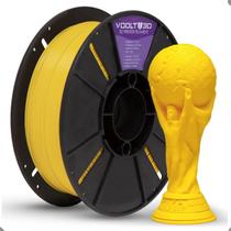 Filamento Impressora 3d Pla 1kg Impressão Amarelo Velvet Filamento Impressora 3d Pla 1kg Impressão Amarelo Velvet