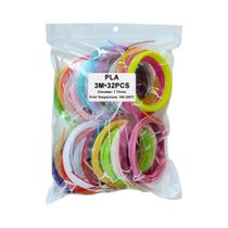 Filamento Para Caneta 3D Em 32 Cores, 1.75mm PLA, 3m Cada, Cores Aleatórias, Total De 320 Pés (96m) Filamento Para Caneta 3D Em 32 Cores, 1.75mm PLA, 3m Cada, Cores Aleatórias, Total De 320 Pés (96m)