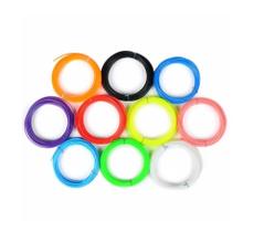 Filamento Para Caneta Impressora 3D PLA 200 Metros (20 x 10M) Cores Sortidas Filamento Para Caneta Impressora 3D PLA 200 Metros (20 x 10M) Cores Sortidas