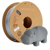 Filamento para impressão 3D POLYMAKER PolyTerra PLA Fossil Grey 1kg Filamento para impressão 3D POLYMAKER PolyTerra PLA Fossil Grey 1kg