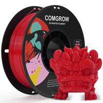 Filamento para impressora 3D Comgrow PETG 1,75 mm 1 kg vermelho Filamento para impressora 3D Comgrow PETG 1,75 mm 1 kg vermelho