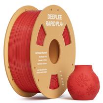 Filamento para impressora 3D DEEPLEE Rapid PLA Plus 1,75 mm vermelho 1 kg
